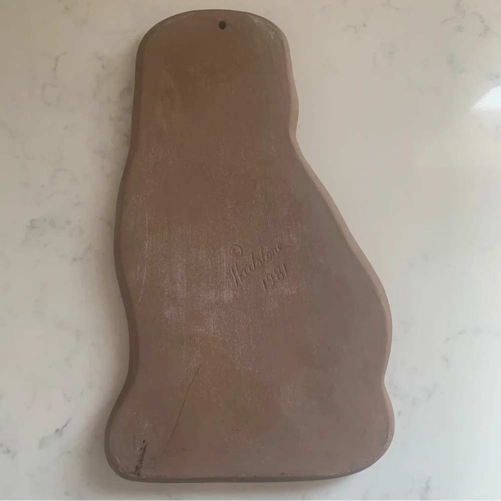 Vintage 1981 Hartstone Cat Cookie Stone mold